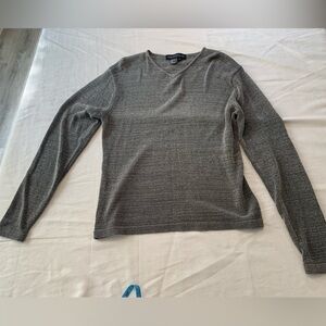 Shimmer silver sweater